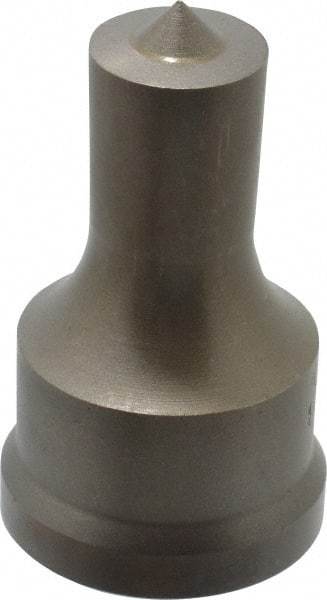 Cleveland Steel Tool - 7/8 Inch Diameter Round Ironworker Punch - 1-17/32 Inch Body Diameter, 1-11/16 Inch Head Diameter, 2-11/16 Inch Overall Length - Apex Tool & Supply