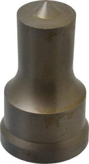 Cleveland Steel Tool - 1-1/16 Inch Diameter Round Ironworker Punch - 1-17/32 Inch Body Diameter, 1-11/16 Inch Head Diameter, 2-11/16 Inch Overall Length - Apex Tool & Supply