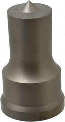 Cleveland Steel Tool - 1-1/8 Inch Diameter Round Ironworker Punch - 1-17/32 Inch Body Diameter, 1-11/16 Inch Head Diameter, 2-11/16 Inch Overall Length - Apex Tool & Supply