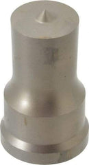 Cleveland Steel Tool - 1-1/4 Inch Diameter Round Ironworker Punch - 1-17/32 Inch Body Diameter, 1-11/16 Inch Head Diameter, 2-11/16 Inch Overall Length - Apex Tool & Supply