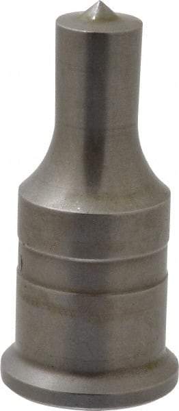 Cleveland Steel Tool - 9/16 Inch Diameter Round Ironworker Punch - 1 Inch Body Diameter, 1-3/16 Inch Head Diameter, 2-7/16 Inch Overall Length - Apex Tool & Supply