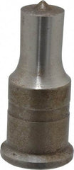 Cleveland Steel Tool - 5/8 Inch Diameter Round Ironworker Punch - 1 Inch Body Diameter, 1-3/16 Inch Head Diameter, 2-7/16 Inch Overall Length - Apex Tool & Supply