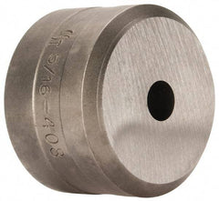 Cleveland Steel Tool - 5/16 Inch Diameter Round Ironworker Die - 1-1/2 Inch Head Diameter, 1 Inch Head Height - Apex Tool & Supply
