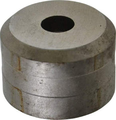 Cleveland Steel Tool - 7/16 Inch Diameter Round Ironworker Die - 1-1/2 Inch Head Diameter, 1 Inch Head Height - Apex Tool & Supply