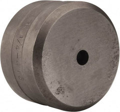 Cleveland Steel Tool - 1/4 Inch Diameter Round Ironworker Die - 1-13/16 Inch Head Diameter, 1-1/8 Inch Head Height - Apex Tool & Supply