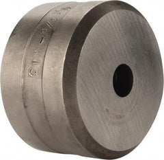 Cleveland Steel Tool - 3/8 Inch Diameter Round Ironworker Die - 1-13/16 Inch Head Diameter, 1-1/8 Inch Head Height - Apex Tool & Supply