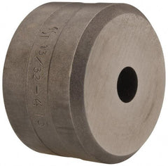 Cleveland Steel Tool - 13/32 Inch Diameter Round Ironworker Die - 1-13/16 Inch Head Diameter, 1-1/8 Inch Head Height - Apex Tool & Supply