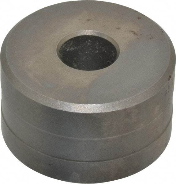 Cleveland Steel Tool - 15/32 Inch Diameter Round Ironworker Die - 1-13/16 Inch Head Diameter, 1-1/8 Inch Head Height - Apex Tool & Supply