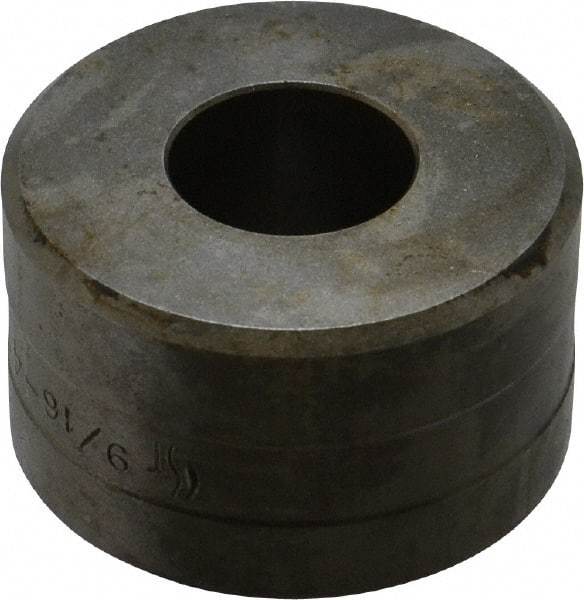 Cleveland Steel Tool - 9/16 Inch Diameter Round Ironworker Die - 1-13/16 Inch Head Diameter, 1-1/8 Inch Head Height - Apex Tool & Supply