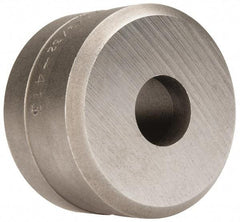 Cleveland Steel Tool - 19/32 Inch Diameter Round Ironworker Die - 1-13/16 Inch Head Diameter, 1-1/8 Inch Head Height - Apex Tool & Supply