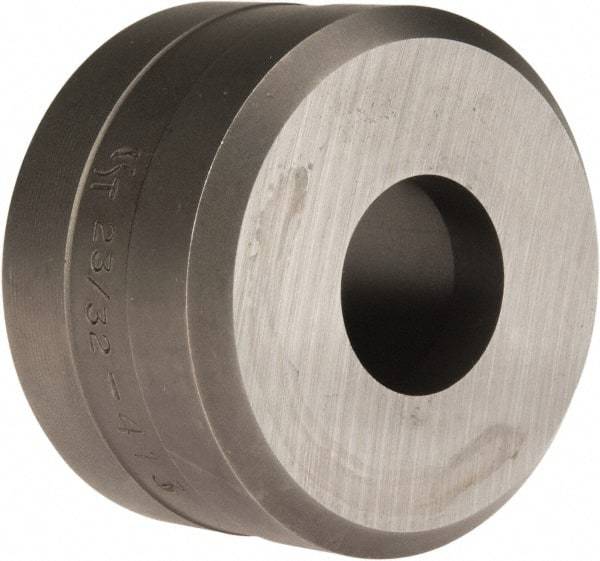 Cleveland Steel Tool - 23/32 Inch Diameter Round Ironworker Die - 1-13/16 Inch Head Diameter, 1-1/8 Inch Head Height - Apex Tool & Supply