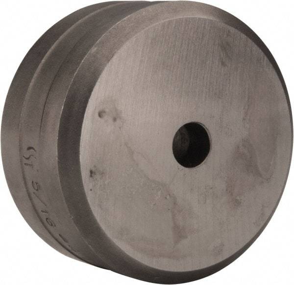 Cleveland Steel Tool - 5/16 Inch Diameter Round Ironworker Die - 2 Inch Head Diameter, 1 Inch Head Height - Apex Tool & Supply