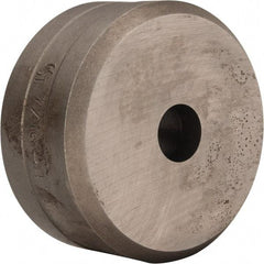 Cleveland Steel Tool - 7/16 Inch Diameter Round Ironworker Die - 2 Inch Head Diameter, 1 Inch Head Height - Apex Tool & Supply