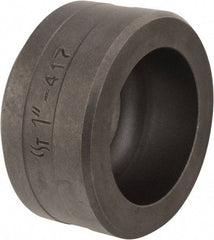 Cleveland Steel Tool - 1 Inch Diameter Round Ironworker Die - 2 Inch Head Diameter, 1 Inch Head Height - Apex Tool & Supply