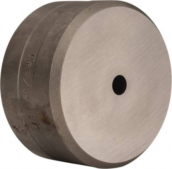 Cleveland Steel Tool - 9/32 Inch Diameter Round Ironworker Die - 2-3/8 Inch Head Diameter, 1-1/4 Inch Head Height - Apex Tool & Supply