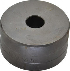Cleveland Steel Tool - 1/2 Inch Diameter Round Ironworker Die - 2-3/8 Inch Head Diameter, 1-1/4 Inch Head Height - Apex Tool & Supply