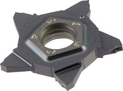 Iscar - 24N170J010PENTA J Grade IC908, 1.7mm Cutting Width Carbide Grooving Insert - 3mm Max Depth of Cut, Neutral, 0.1mm Corner Radius, TiAlN Finish - Apex Tool & Supply