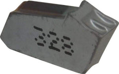 Iscar - GFN W IC328 Grade, 0.1181" Cutting Width, Carbide Cutoff Insert - 0° Neutral Lead Angle, 0.0079" Cnr Rad, TiCN Coated, Single End - Apex Tool & Supply