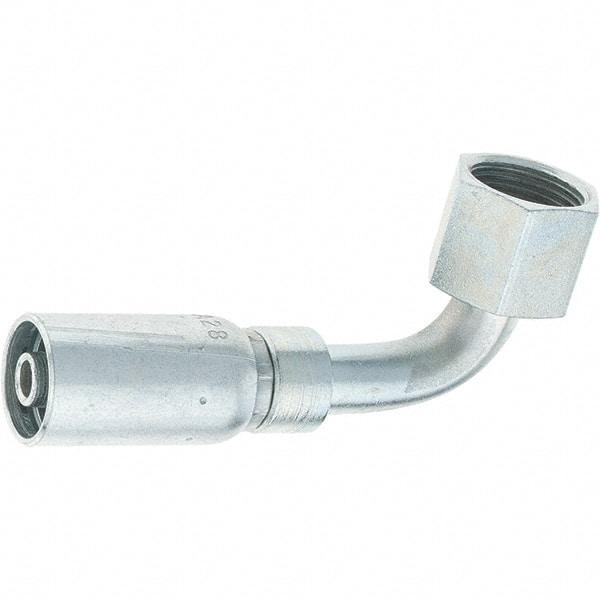 Eaton - Steel Hydraulic Hose Swivel - -6 Hose Size, 3/8" Hose Diam - Apex Tool & Supply