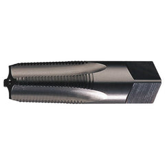 ‎1/4-18 NPT 4 Flute HSS Medium Hook Taper Taper Pipe Tap- Bright - Exact Industrial Supply