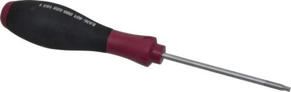 Wiha - T15 Torx Driver - 80mm Blade Length, 6-3/4" OAL, Micro Handle - Apex Tool & Supply