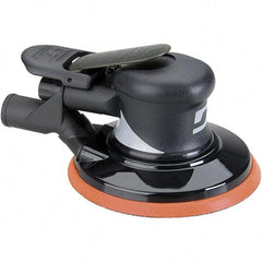 Dynabrade - 12,000 OPM, 18 CFM Air Consumption, Palm Air Orbital Sander - Round Pad, 1/4 NPT Inlet - Apex Tool & Supply