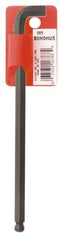 Bondhus - 10mm Hex, Short Arm, Ball End Hex Key - 7-49/64" OAL, Protanium High Torque Steel, Metric System of Measurement - Apex Tool & Supply