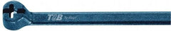 Thomas & Betts - 3.62" Long Blue Nylon Standard Cable Tie - 18 Lb Tensile Strength, 0.91mm Thick, 15.9mm Max Bundle Diam - Apex Tool & Supply