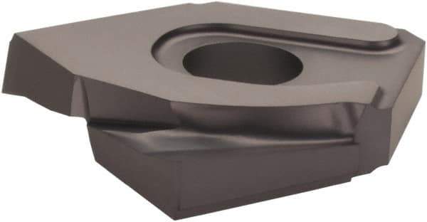 Iscar - HCCD1.0-R.031 QF Grade IC908 Carbide Milling Insert - TiAlN Finish, 0.213" Thick, 0.031" Corner Radius - Apex Tool & Supply