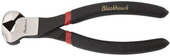 Blackhawk by Proto - 6-5/8" OAL, 12 AWG Capacity, End Cutting Pliers - 5/16" Jaw Length x 1-3/4" Jaw Width, Cushion Grip Handle - Apex Tool & Supply