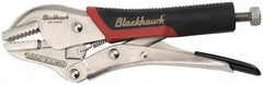 Blackhawk by Proto - 7-5/16" OAL Flat Jaw Locking Pliers - 1-25/32" Jaw Width, 5/8" Jaw Depth, Standard Handle - Apex Tool & Supply