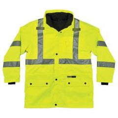 8385 M LIME 4-IN-1 JACKET - Apex Tool & Supply