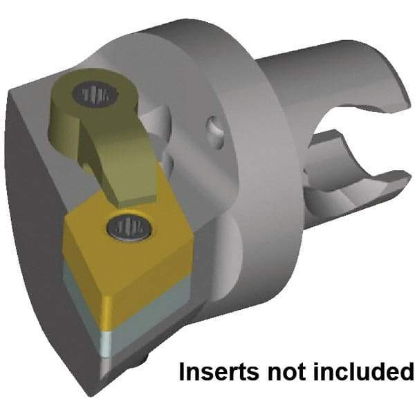 Kennametal - Right Hand Cut, 40mm Min Bore Diam, Size KM2532 Steel Modular Boring Cutting Unit Head - 30mm Max Bore Depth, Through Coolant, Compatible with DN..150408, DN..432 - Apex Tool & Supply