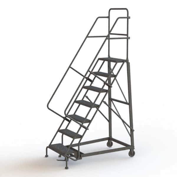 TRI-ARC - Rolling & Wall Mounted Ladders & Platforms Type: Rolling Warehouse Ladder Style: Rolling Safety Ladder - Apex Tool & Supply