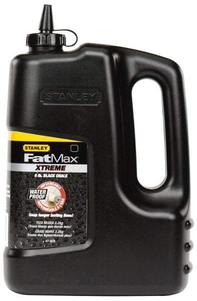 Stanley - 5 Lb Container Chalk Refill - Black - Apex Tool & Supply