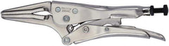 Proto - 6-7/8" OAL Long Nose Serrated Jaw Locking Pliers - 5/16" Jaw Width, 1-31/32" Jaw Depth - Apex Tool & Supply