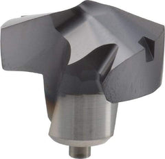 Kennametal - Series KenTIP, 24mm Diam Grade KCP15 140° Replaceable Drill Tip - Carbide, AlTiN Finish, ZC Seat Size - Apex Tool & Supply
