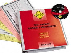 Marcom - DOT HazMat Security Awareness, Multimedia Training Kit - 13 Minute Run Time DVD, English and Spanish - Apex Tool & Supply