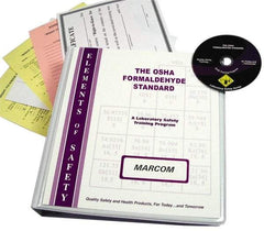Marcom - The OSHA Formaldehyde Standard, Multimedia Training Kit - DVD, English - Apex Tool & Supply
