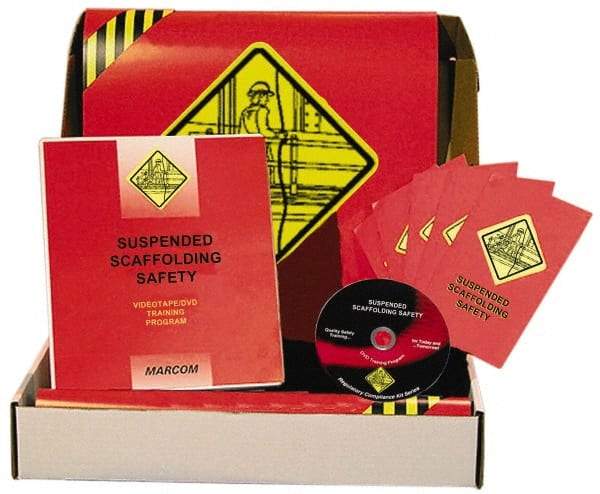 Marcom - Suspended Scaffolding Safety, Multimedia Training Kit - 20 Minute Run Time DVD, English and Spanish - Apex Tool & Supply