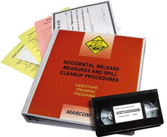 Marcom - Accidental Release Measures and Spill Cleanup Procedures, Multimedia Training Kit - 19 min Run Time DVD, 1 Course, English & Spanish - Apex Tool & Supply