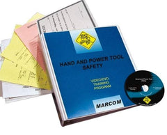 Marcom - Hand and Power Tool Safety, Multimedia Training Kit - 18 Minute Run Time DVD, English and Spanish - Apex Tool & Supply