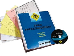 Marcom - Using Fire Extinguishers, Multimedia Training Kit - 18 Minute Run Time DVD, English and Spanish - Apex Tool & Supply