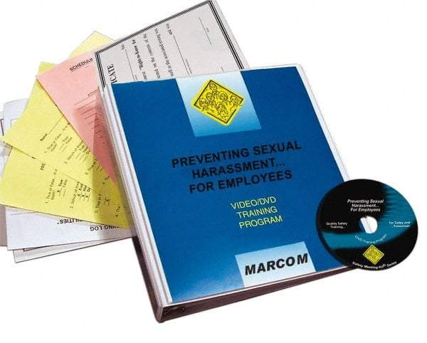 Marcom - Preventing Sexual Harassment for Employees, Multimedia Training Kit - 16 Minute Run Time DVD, English and Spanish - Apex Tool & Supply