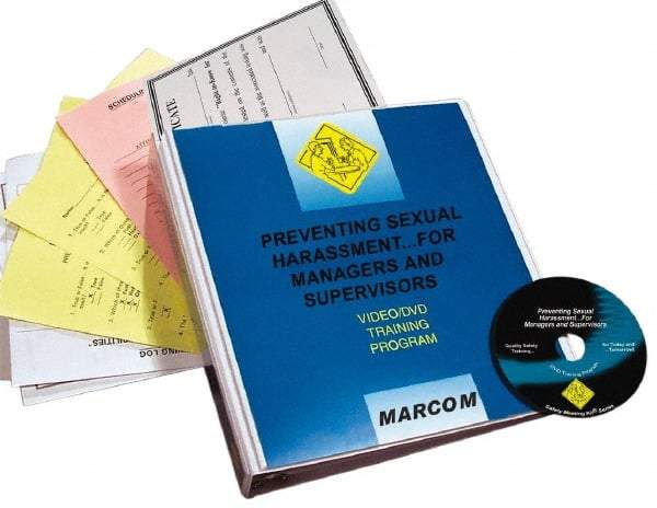 Marcom - Preventing Sexual Harassment for Managers and Supervisors, Multimedia Training Kit - 16 Minute Run Time DVD, English and Spanish - Apex Tool & Supply