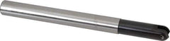 LMT - 3/4" Cut Diam, 2.36" Max Depth of Cut, 3/4" Shank Diam, 8.27" OAL, Indexable Ball Nose End Mill - 2.36" Head Length, Straight Shank, EBG-R Toolholder, WPR 0750 Insert - Apex Tool & Supply