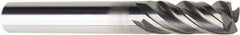 American Tool Service - 5/16", 4 Flute, Single End, Solid Carbide, 0.02" Corner Radius End Mill - 2-1/2" OAL, Right Hand Flute, 13/16" LOC, Right Hand Cut - Apex Tool & Supply