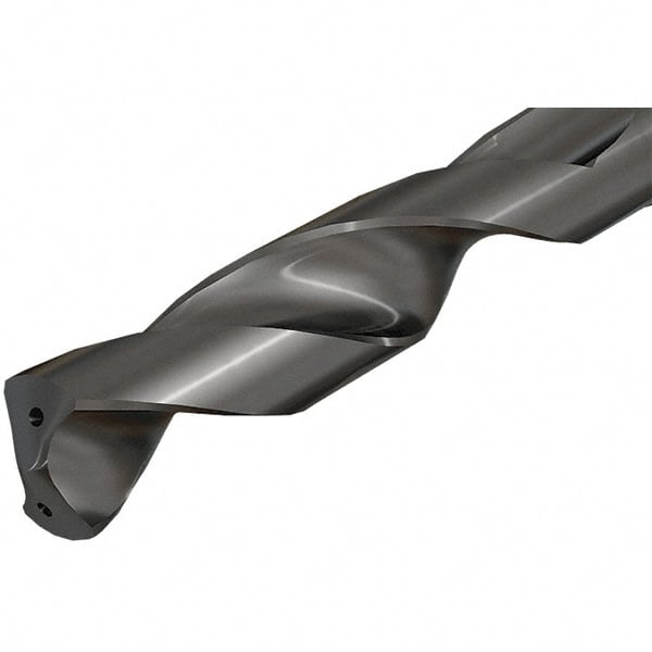 Iscar - 0.577" Spiral Flute Solid Carbide Screw Machine Drill Bit - Apex Tool & Supply