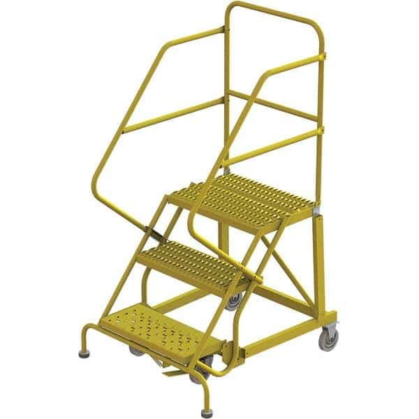 TRI-ARC - Rolling & Wall Mounted Ladders & Platforms Type: Stairway Slope Ladder Style: Forward Descent 50 Degree Incline - Apex Tool & Supply