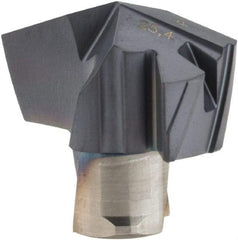 Iscar - Series ICP-2M, 1" Diam Grade IC908 140° Replaceable Drill Tip - Carbide, TiAlN Finish, 25 Seat Size, Through Coolant - Apex Tool & Supply